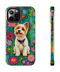 Custom Whimsical Pet Portrait Phone Case — personalised pet phone case — Petunia Woof