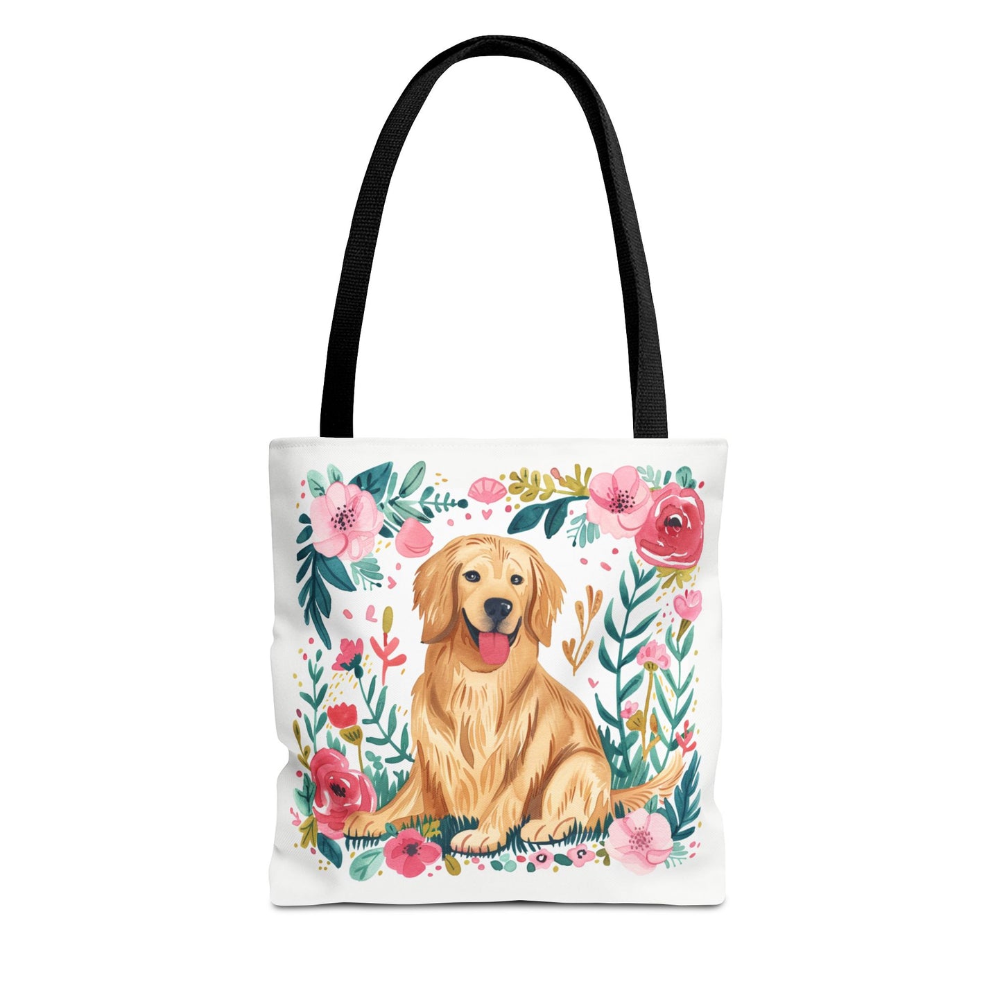 Cute Golden Retriever Tote Bag - Golden Retriever Lovers Perfect Gift - Petunia Woof