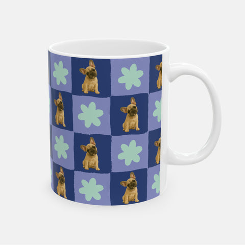 Custom Checkered Pet Mug