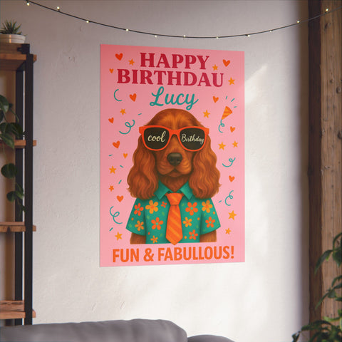 Custom Birthday Poster
