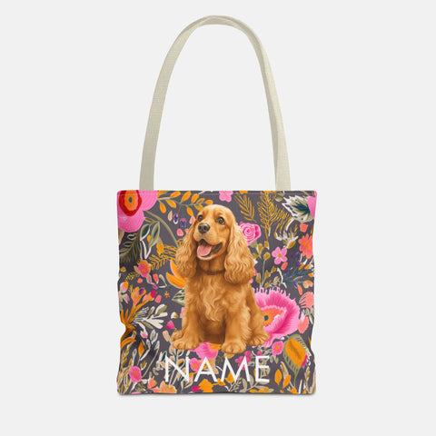 Custom Pet Portrait Tote Bag