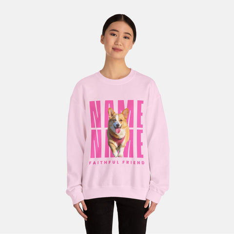 Custom Billboard Sweatshirt | Pink Font