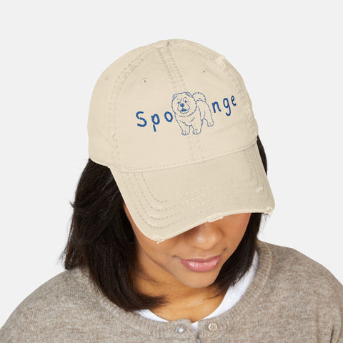 Custom Distressed Embroidered Hat