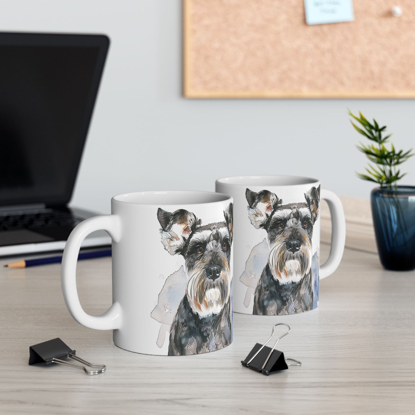 Schnauze Watercolor Dog Ceramic Mug - Perfect Gift for Dog Lovers - Petunia Woof