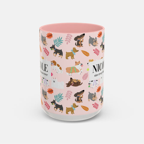 Custom Dog Pattern Mug