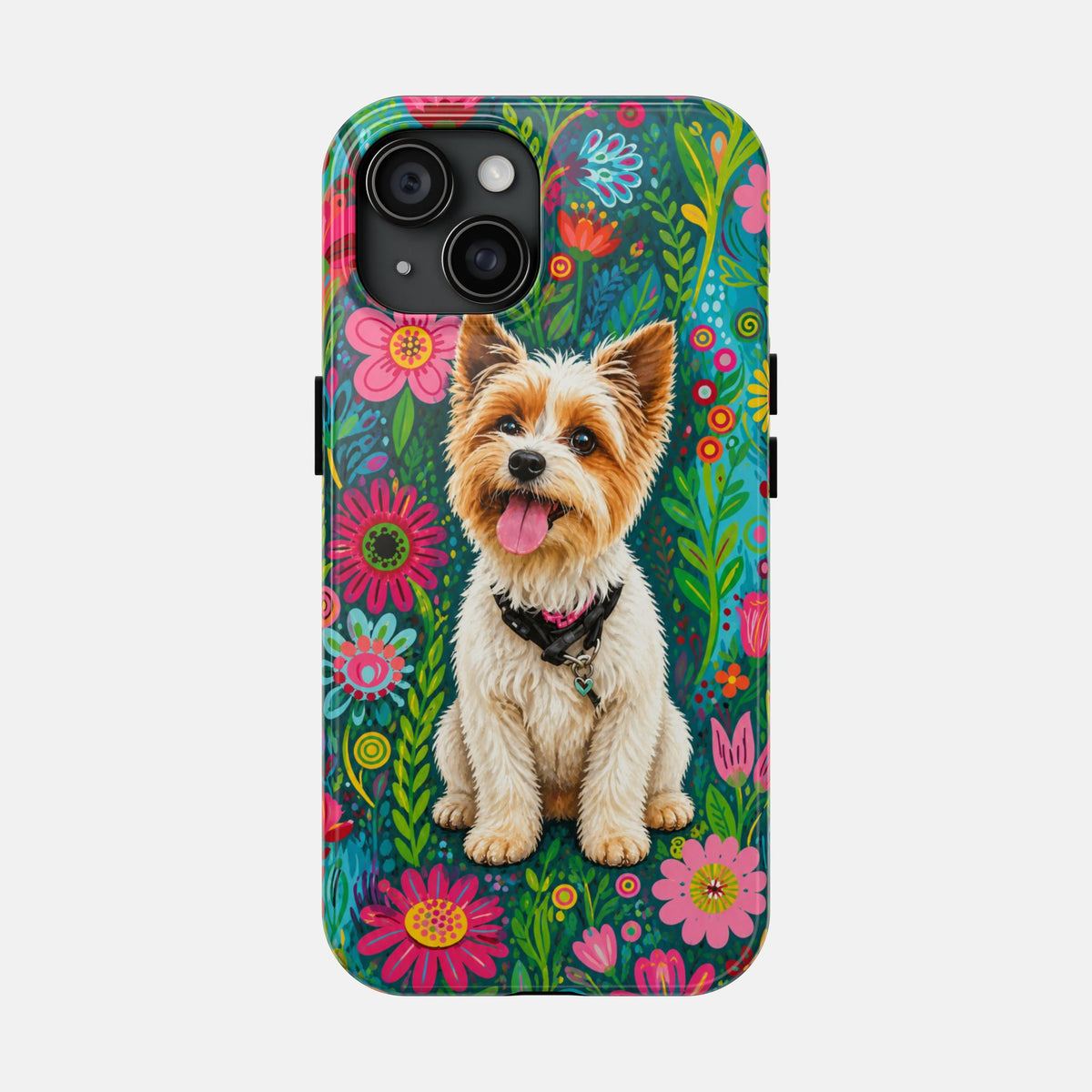 Custom Floral Pet Phone Case