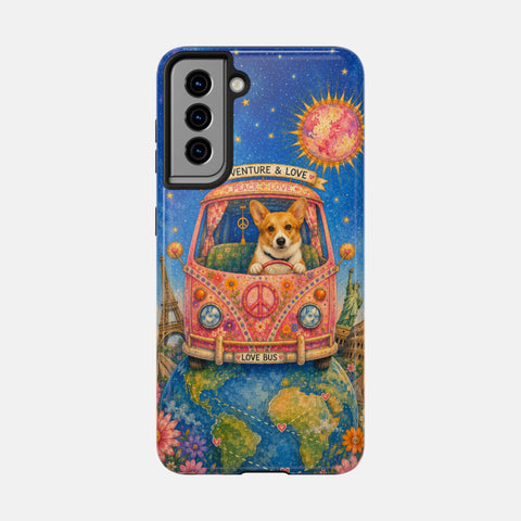 Custom Around The World With My Dog Phone Case