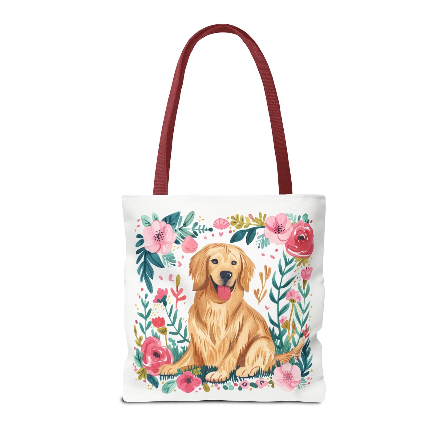 Cute Golden Retriever Tote Bag - Golden Retriever Lovers Perfect Gift - Petunia Woof