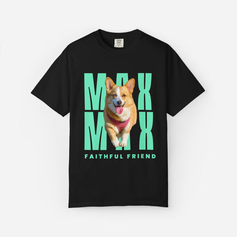 Billboard Custom Pet T-Shirt | Mint Font
