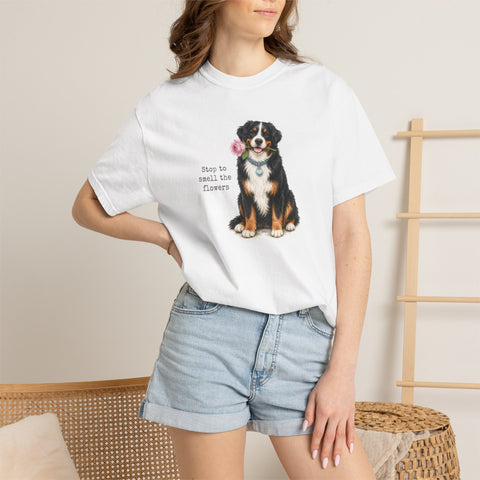 Custom Stop To Smell the Flowers T-shirt