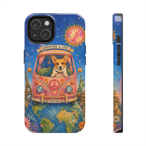 Custom Around The World With My Dog Phone Case