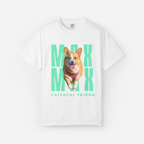 Billboard Custom Pet T-Shirt | Mint Font