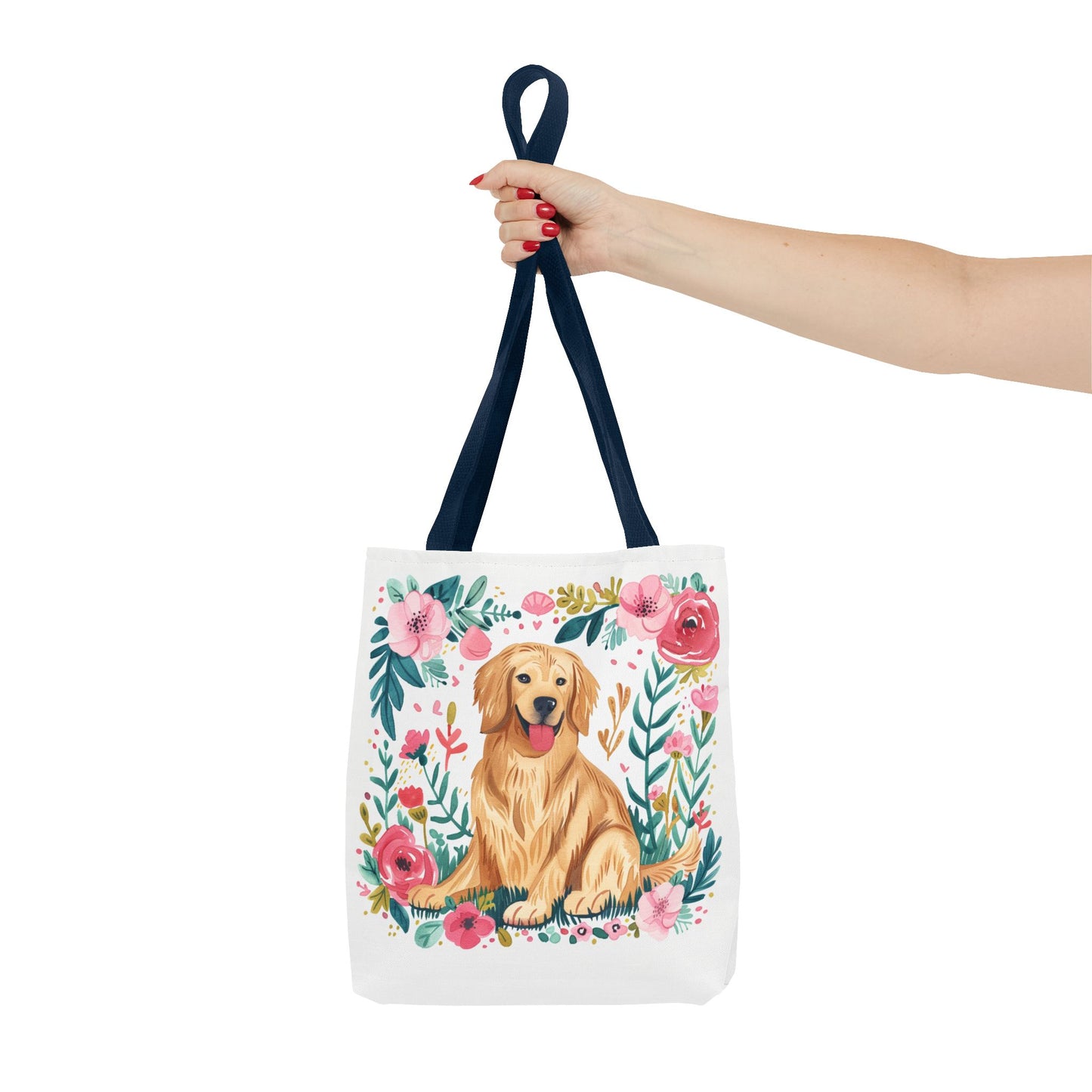 Cute Golden Retriever Tote Bag - Golden Retriever Lovers Perfect Gift - Petunia Woof