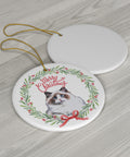 Personalized Pet Picture Christmas Ornament - Petunia Woof