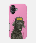Custom Vibrant Pet Portrait Phone Case — personalised pet phone case — Petunia Woof
