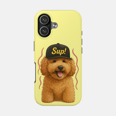 Custom Vibrant Pet Portrait Phone Case — personalised pet phone case — Petunia Woof