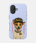 Custom Vibrant Pet Portrait Phone Case — personalised pet phone case — Petunia Woof