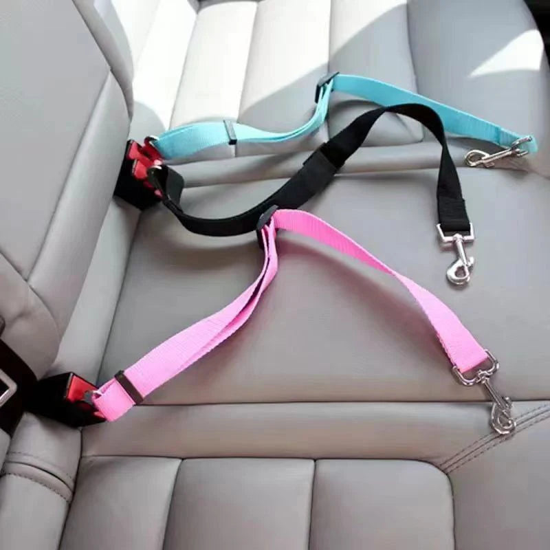 Dog Car Seat Belt Safety Protector - Petunia Woof