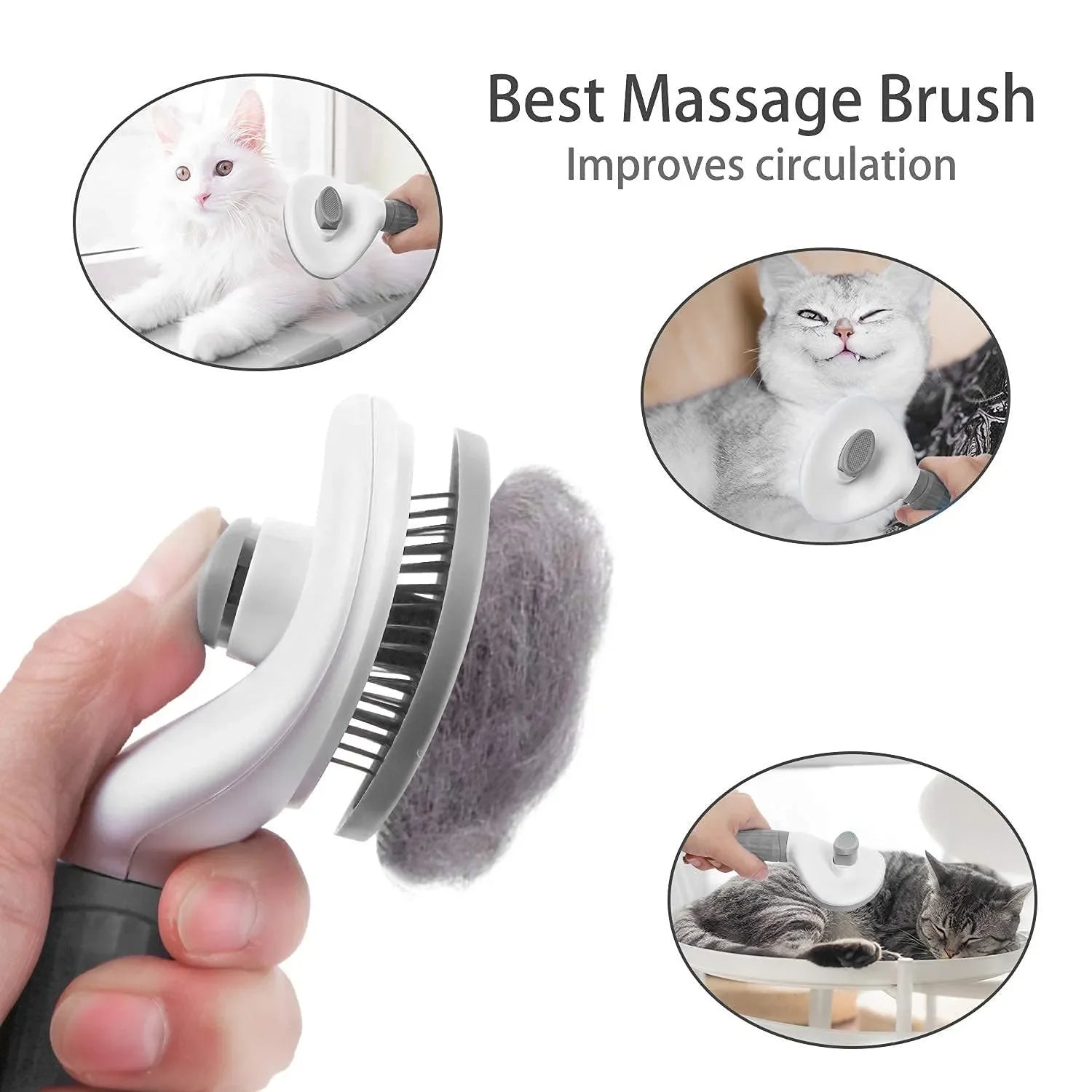 Pet Dog & Cat Brush - Petunia Woof