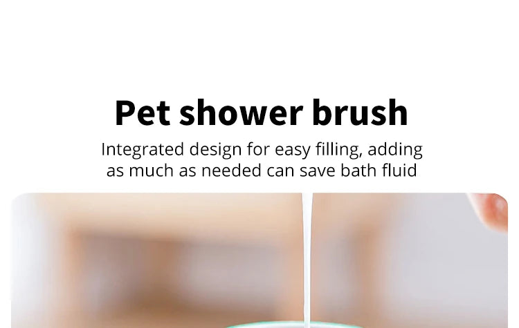 Pet Bathing Brush - Petunia Woof