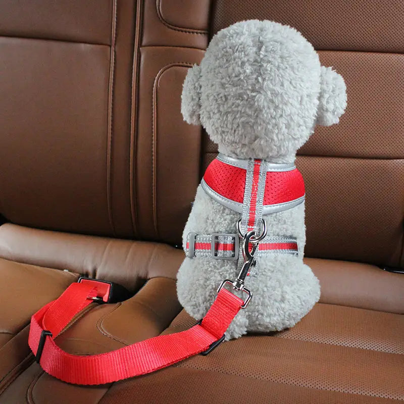 Dog Car Seat Belt Safety Protector - Petunia Woof