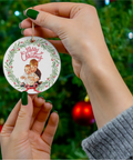 Personalized Pet Picture Christmas Ornament - Petunia Woof